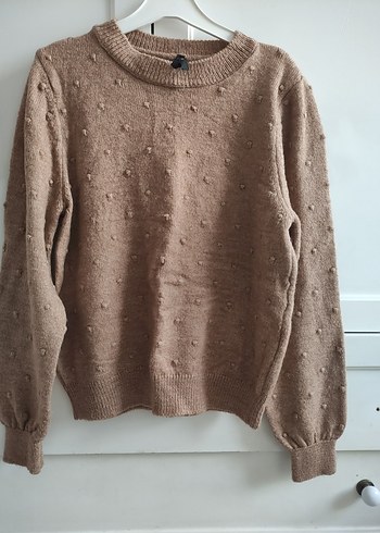 Bej Örgü Kadın Kazak - Görsel 3