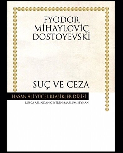 SUÇ VE CEZA - DOSTOYEVSKİ