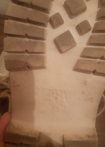 Beyaz Deri Bağcıklı İnce Topuklu Kadın Bot - Görsel 3