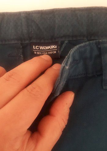 Erkek Lacivert Denim Şort - Görsel 2