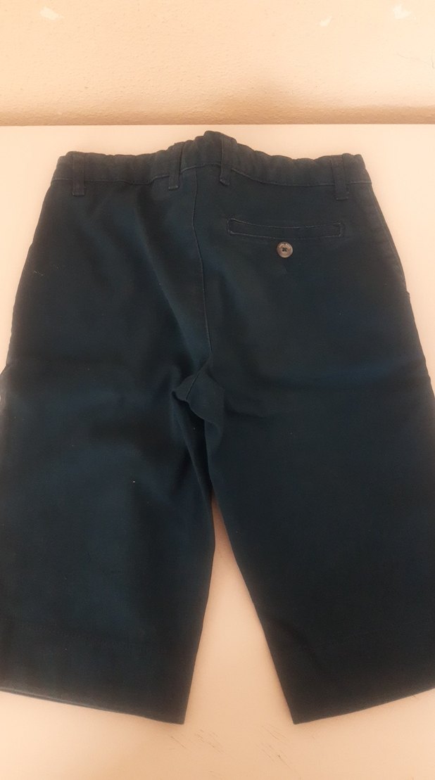 Erkek Lacivert Denim Şort - Görsel 3