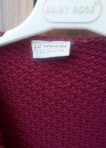 Bordo Kürklü çocuk Yelek - Görsel 3