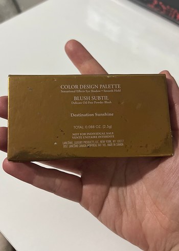 Lancôme bronz tonlarda allık blusher far paleti - Görsel 2