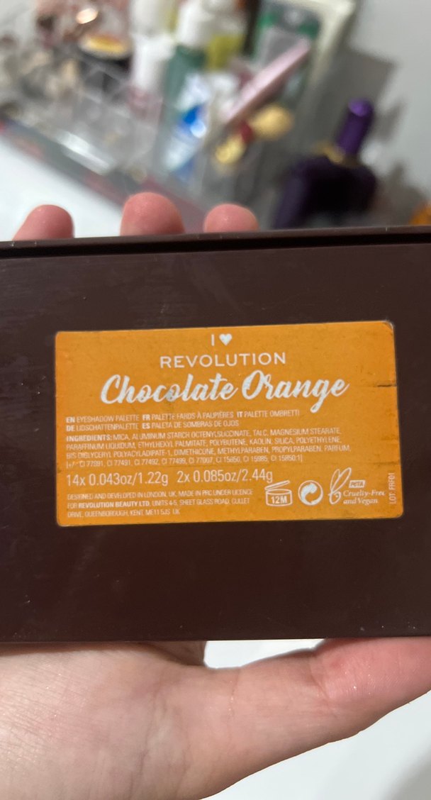 Çikolata Desenli Kahverengi Far Paleti - Görsel 2