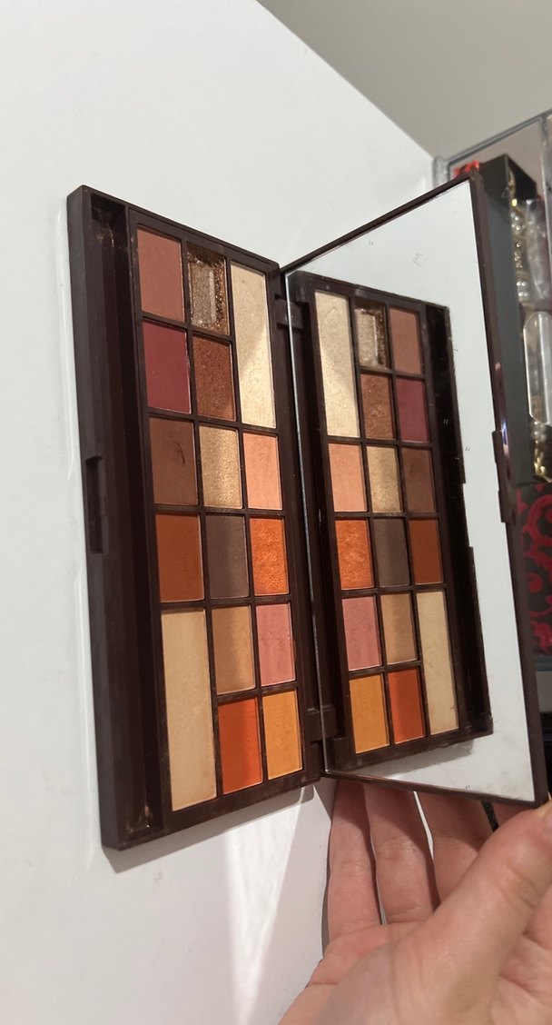 Çikolata Desenli Kahverengi Far Paleti - Görsel 3