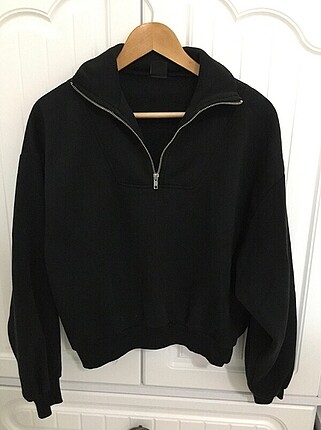 Fermuarlı sweatshirt