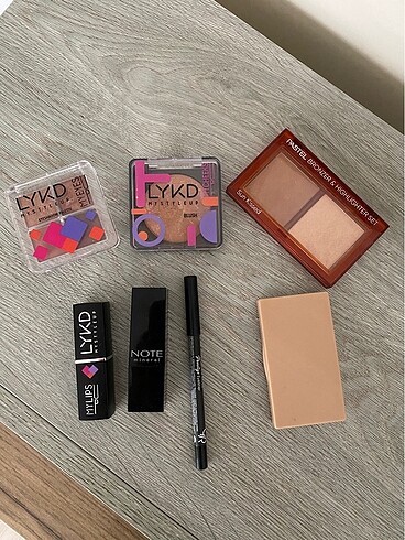 Pastel Far allık highligter bzonzer ruj