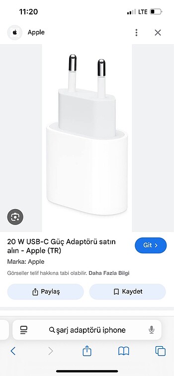 Şarj adaptörü