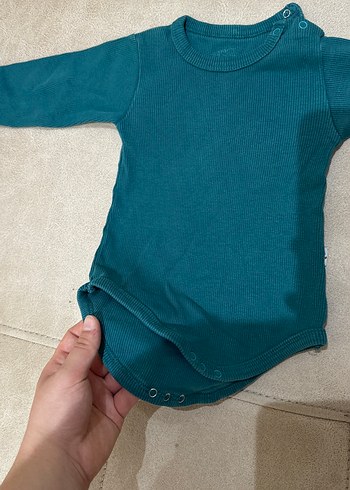 Uzun Kollu Lacivert Bebek Body - Görsel 3