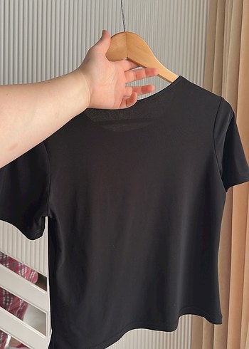 Siyah Kısa Kollu tişört - Görsel 3