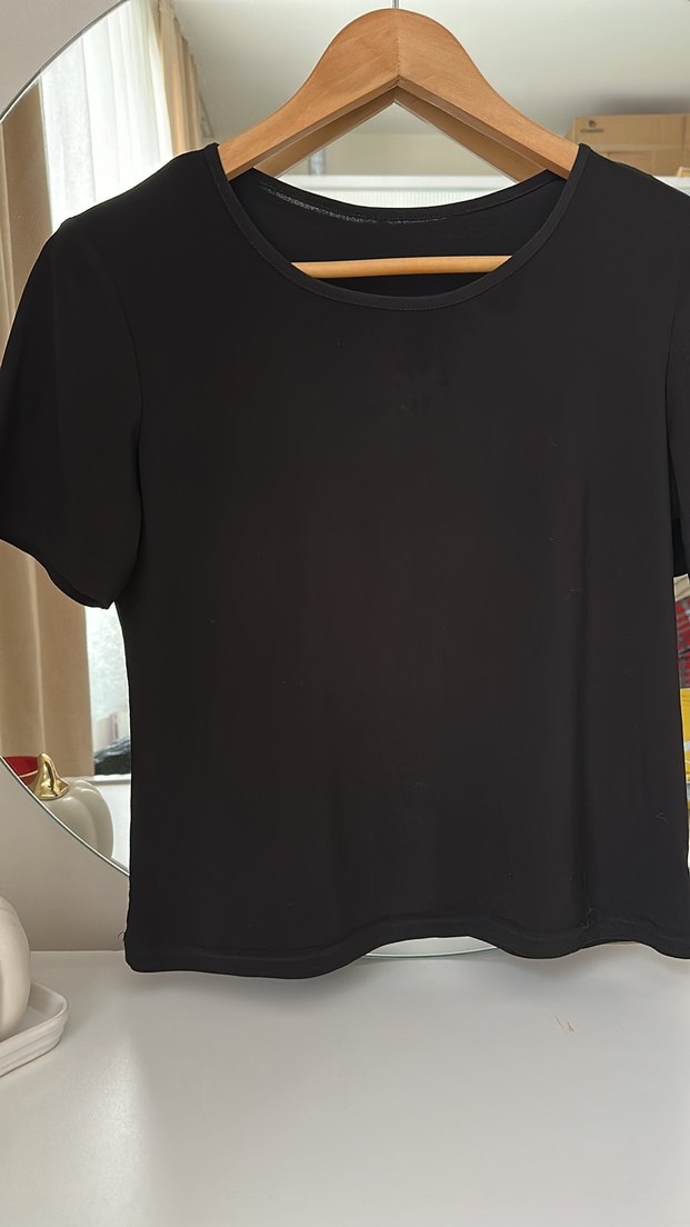 Siyah Kısa Kollu tişört - Görsel 2