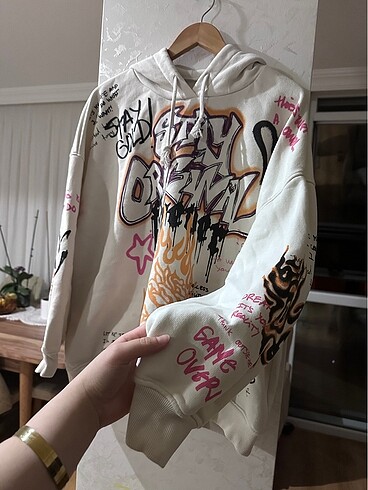 Defacto Kadın kapüşonlu sweatshirt