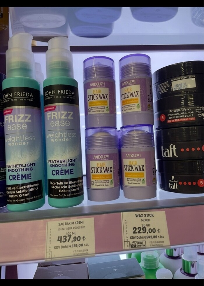 Sac elektriklenme onleyici wax - Görsel 2