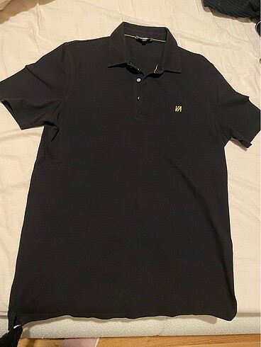 Vakkorama erkek siyah polo yaka tshirt