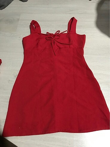 Trendyol & Milla Trendyol Kırmızı Mini Elbise