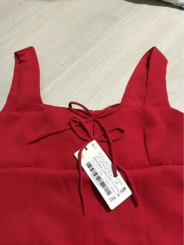 38 Beden Trendyol Kırmızı Mini Elbise
