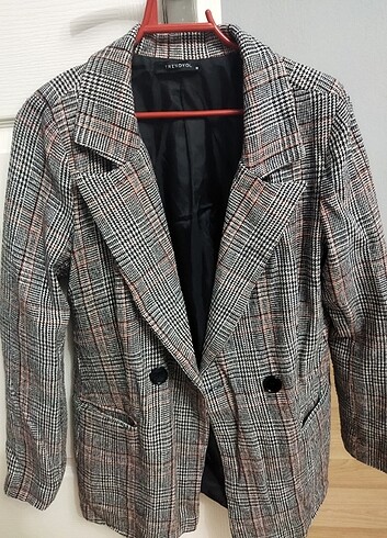 38 Beden çeşitli Renk Trendyolmilla ekose blazer ceket