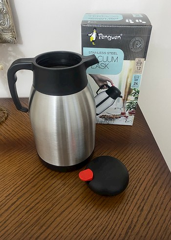 Penguen 2litre Gri Paslanmaz Çelik Termos - Görsel 5