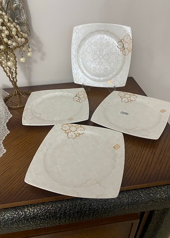 Karaca 4 lü pasta tabağı seti - Görsel 8