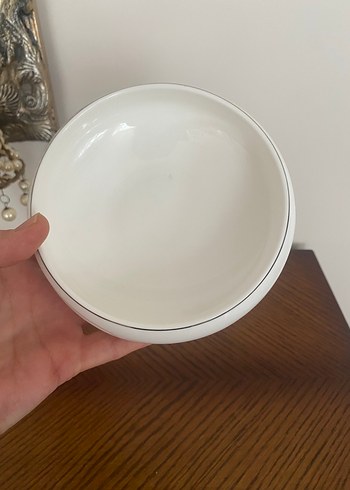 Sıfır Karaca ince porselen tekli kase - Görsel 5