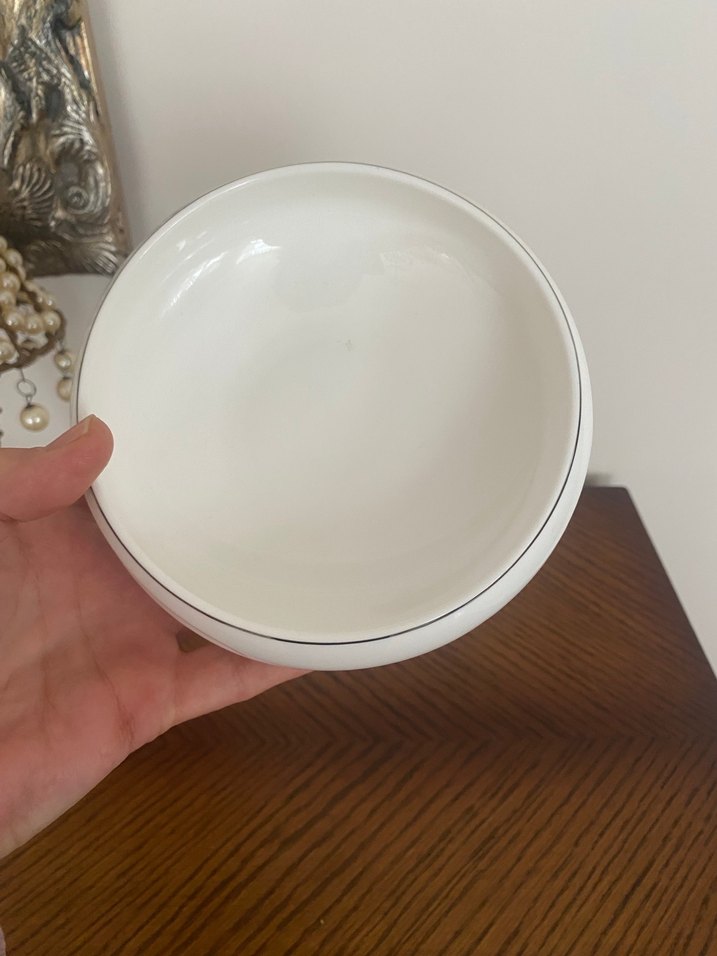 Sıfır Karaca ince porselen tekli kase - Görsel 5