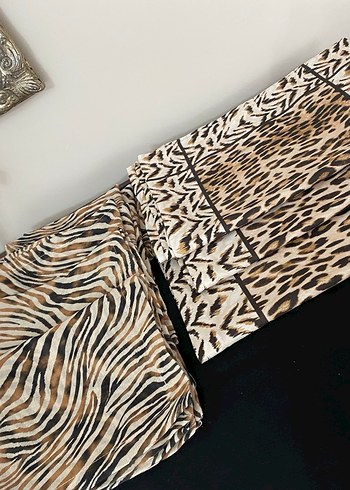 Sıfır Karaca home 12 kişilik 25 parça Leopar Desenli masa örtüsü - Görsel 7