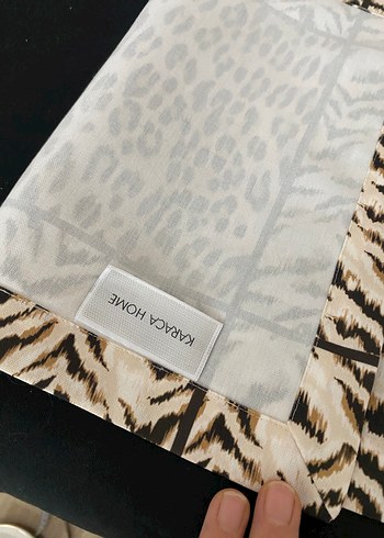 Sıfır Karaca home 12 kişilik 25 parça Leopar Desenli masa örtüsü - Görsel 8