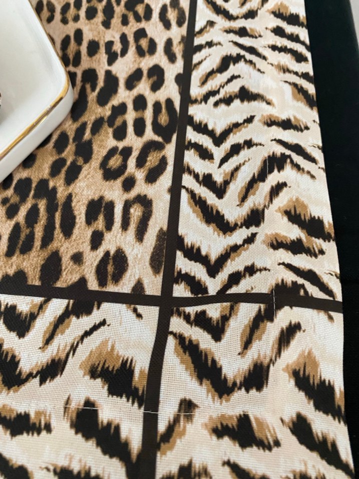 Sıfır Karaca home 12 kişilik 25 parça Leopar Desenli masa örtüsü - Görsel 4