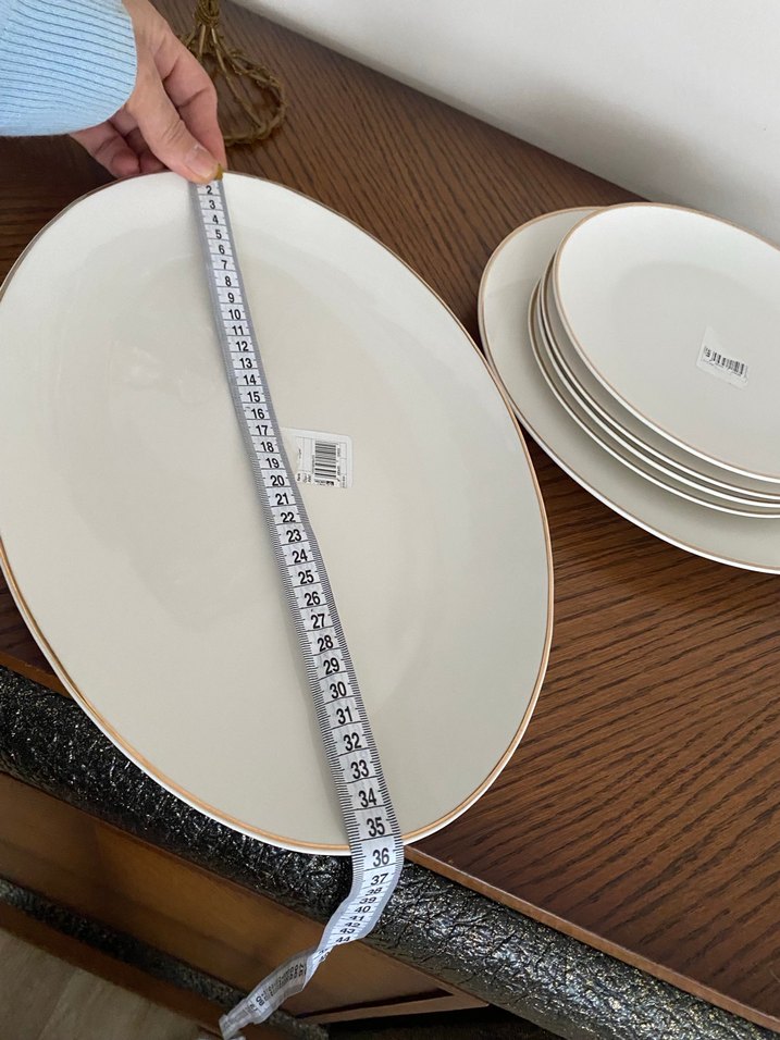 Sıfır Karaca 7 parça Tabak Seti - Görsel 5