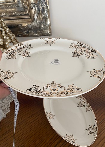 Sıfır Karaca 3 lü Porselen Tabak Seti - Görsel 4