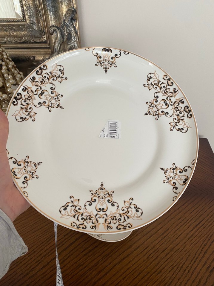 Sıfır Karaca 3 lü Porselen Tabak Seti - Görsel 2