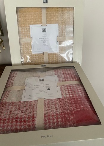 Sıfır Karaca çift kişilik pike - Görsel 5