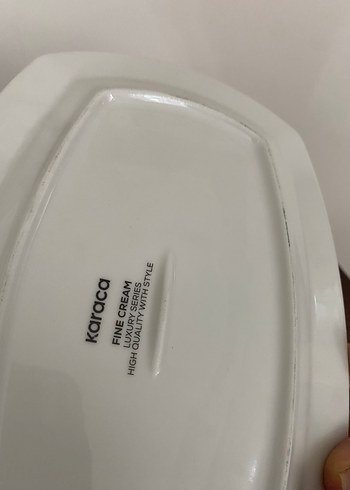 Sıfır Karaca dikdörtgen tabak - Görsel 5