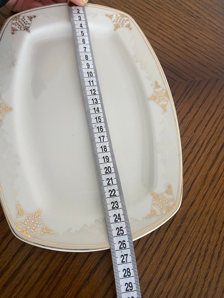 Sıfır Karaca dikdörtgen tabak - Görsel 2