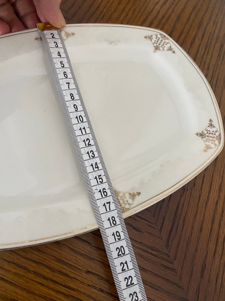 Sıfır Karaca dikdörtgen tabak - Görsel 3