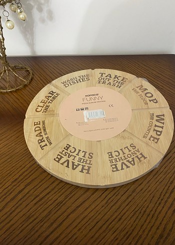 Sıfır Karaca Bambu Pizza Sunum Tahtası - Görsel 6