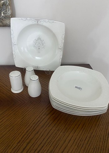 Sıfır Karaca 6 kişilik 10 parça kombin tabak seti - Görsel 9