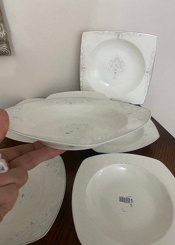 Sıfır Karaca 6 kişilik 10 parça kombin tabak seti - Görsel 8