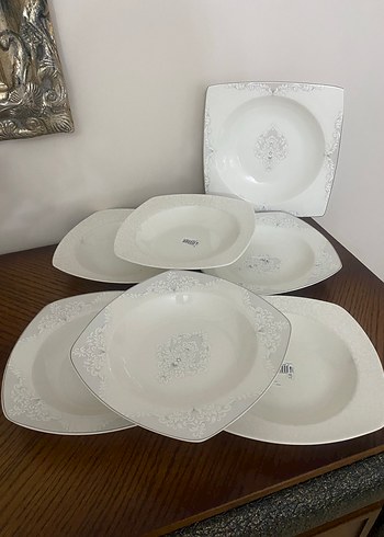 Sıfır Karaca 6 kişilik 10 parça kombin tabak seti - Görsel 7