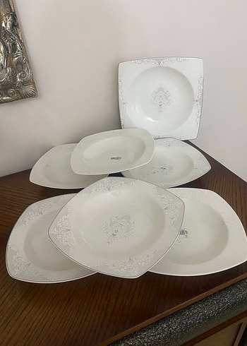 Sıfır Karaca 6 kişilik 10 parça kombin tabak seti - Görsel 2