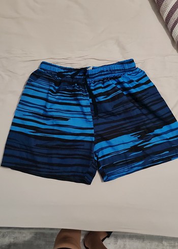 Erkek Mavi Batik Desenli Şort - Görsel 2