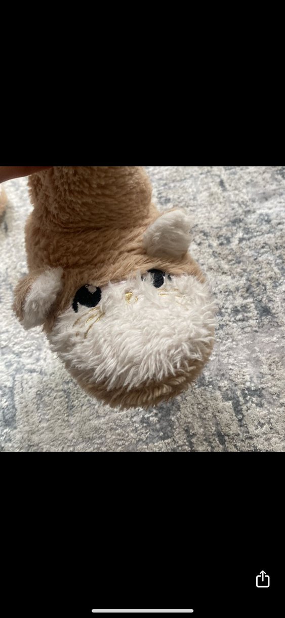 Kızlar için Bej Kürklü Sıcak Panduf - Görsel 5