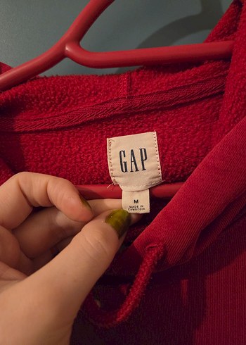 GAP Kırmızı  Sweatshirt Kapüşonlu - Görsel 2
