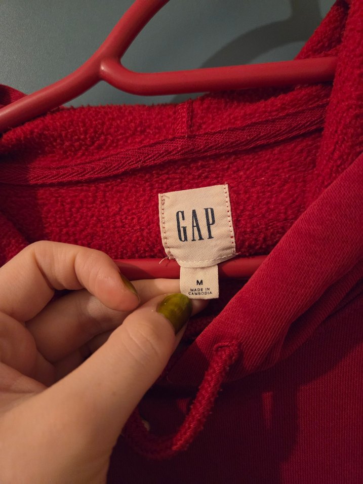 GAP Kırmızı  Sweatshirt Kapüşonlu - Görsel 2