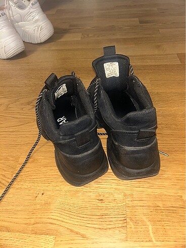 36 Beden Siyah Platform Spor ayakkabı Pull&Bear