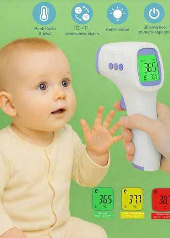 Dijital Temassız Ateş Ölçer - Görsel 3