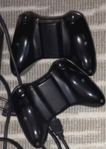 Siyah Kablolu ve Kablosuz Oyun Kolu Seti - Görsel 2