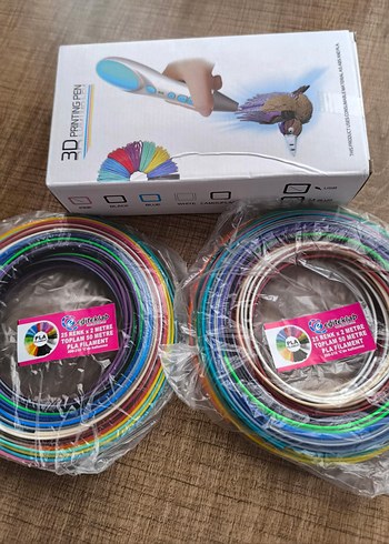 3D Kalem Yazıcı Seti ve Renkli Filamentler - Görsel 2