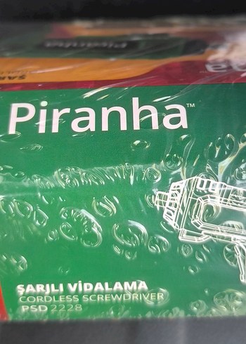 Piranha Şarjlı Vidalama Yeşil Tornavida Seti 30 Parça - Görsel 2