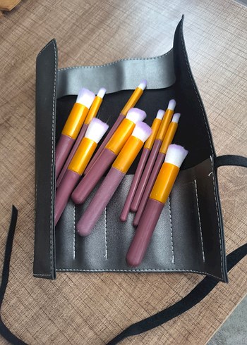 Mona Lisa Bej ve Gri Makyaj Fırça Seti - Görsel 3